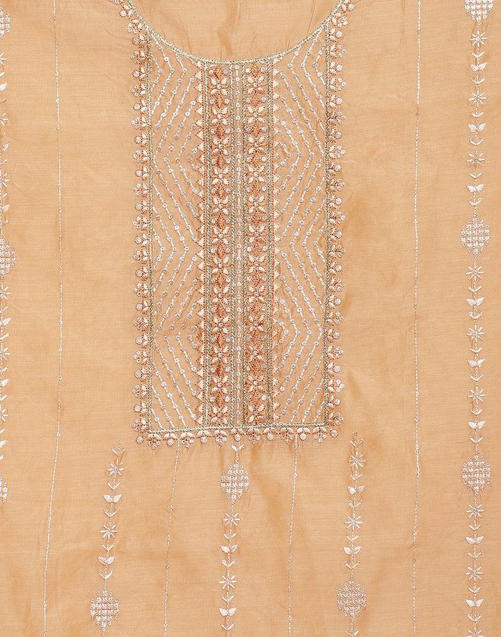 Chanderi Embroidered Suit piece