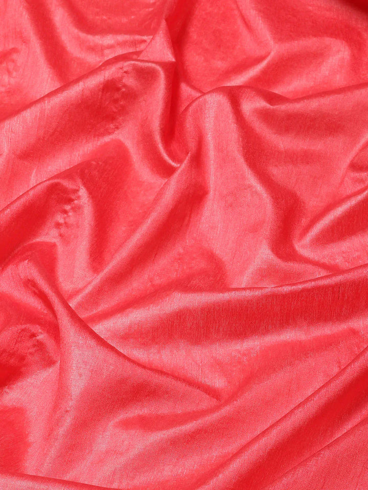 Plain Zari Border Handloom Woven Saree