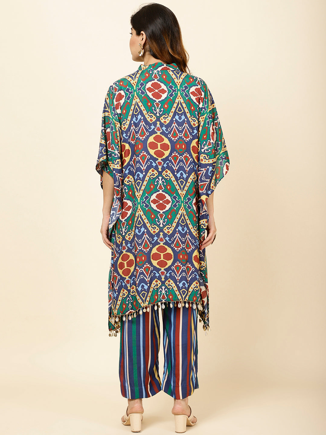 Printed Muslin Kurta With Pants