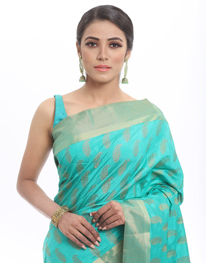 MBZ Meena Bazaar-Art Handloom Woven Saree