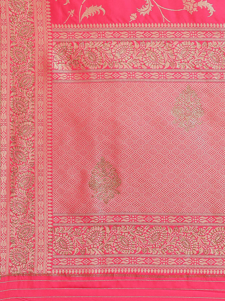 Banarasi Saree with Stone Jaal