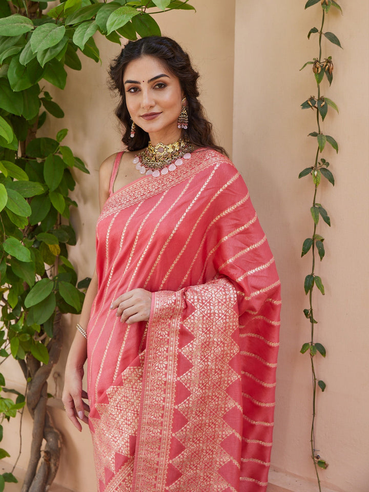 Zari Zaal Woven Banarasi Saree
