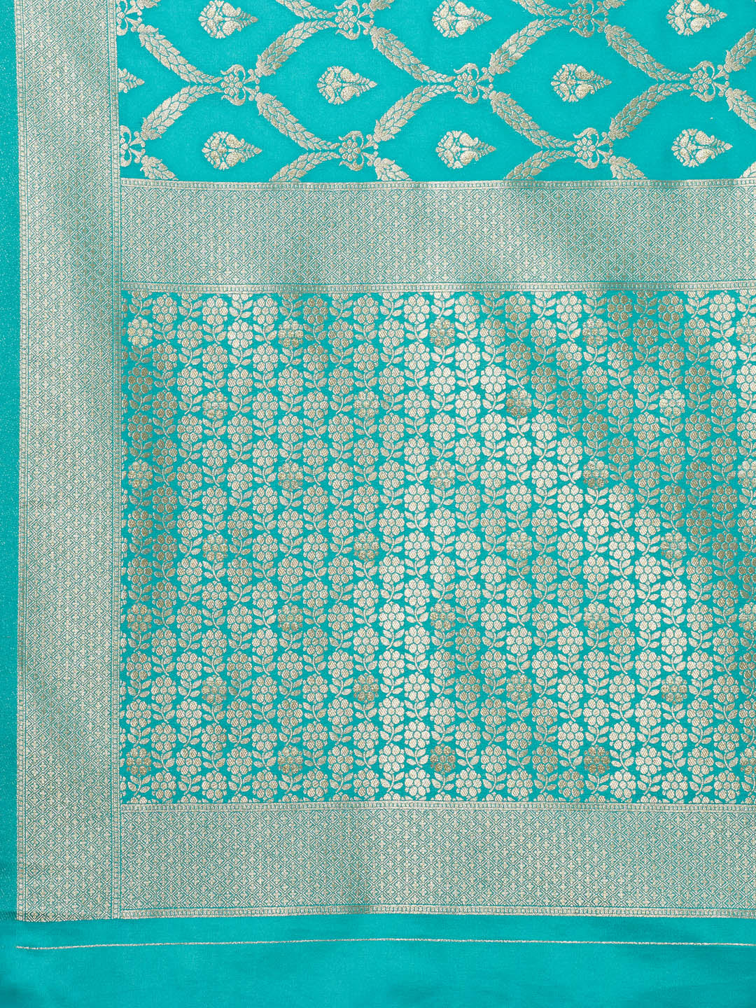 Zari Jaal Handloom Woven Saree