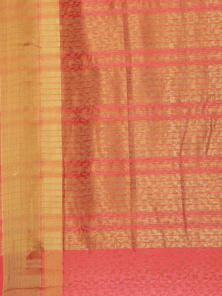 Art Handloom Saree With Jacquard Zari Border