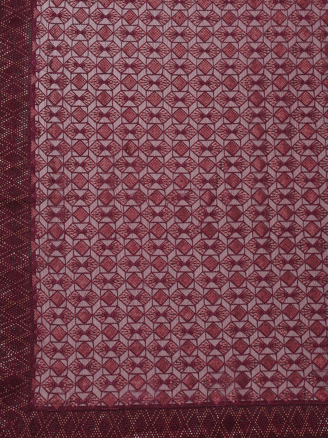 Sequence Embroidered Chiffon Saree