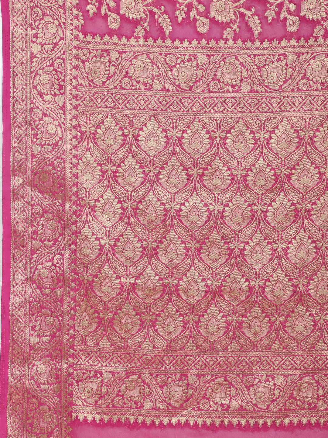 Zari Jaal Woven Georgette Saree