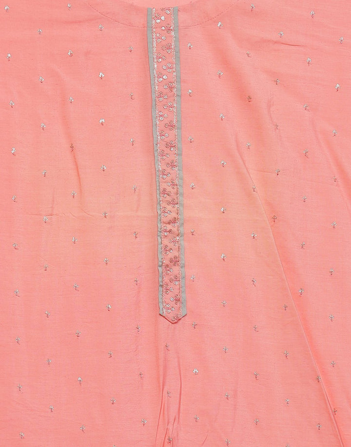 Cotton Muslin Embroidered Suit Piece