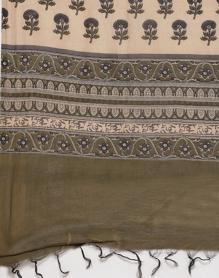Chanderi Printed Suit Piece