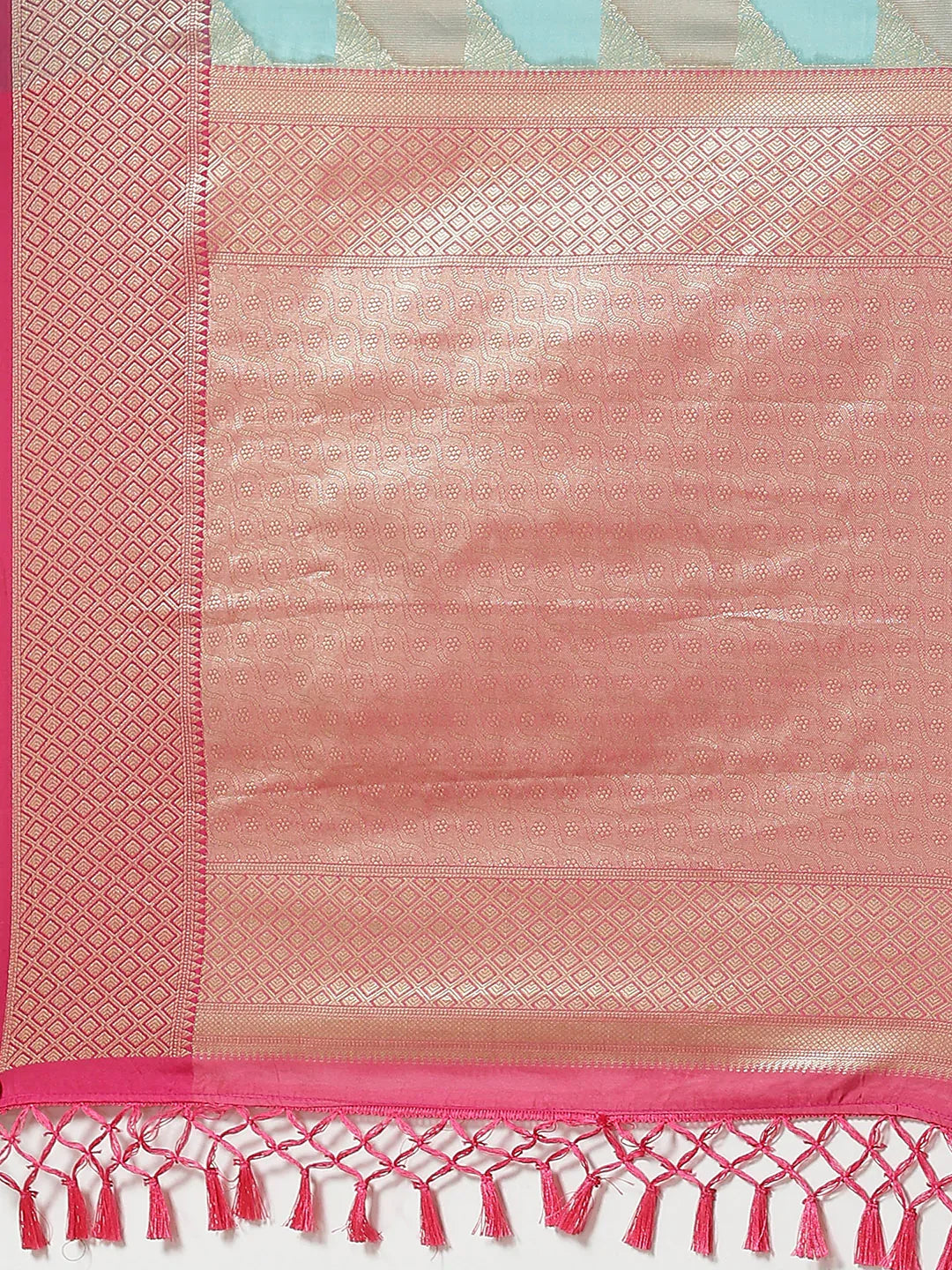 Zari Jaal Cotton Woven Saree