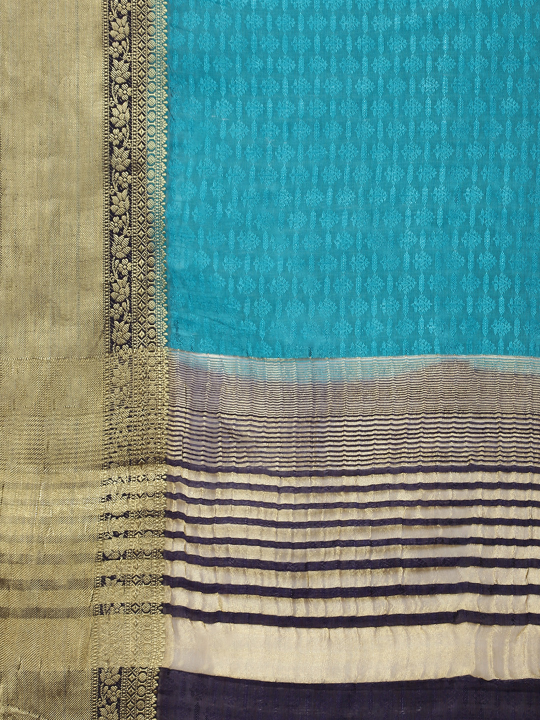 Zari Border Art Handloom Woven Saree