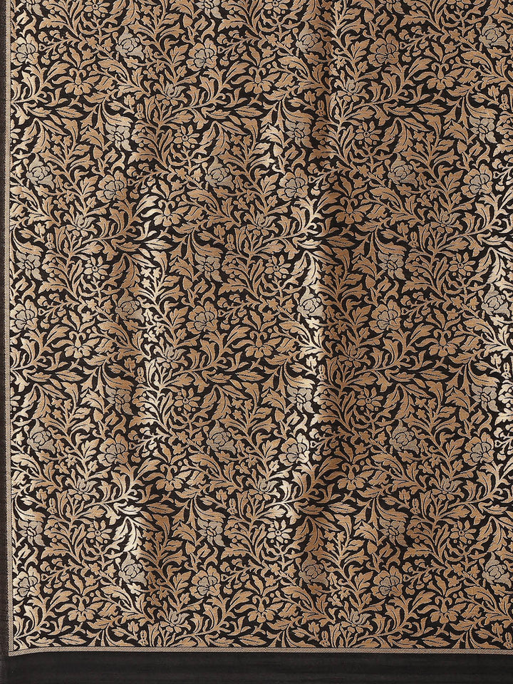 Brocade Zari Jaal Art Handloom Woven Saree