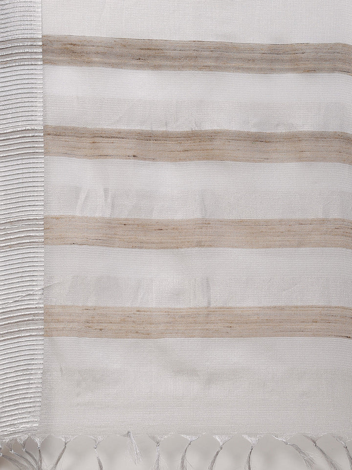 Zari Border Cotton Woven Saree