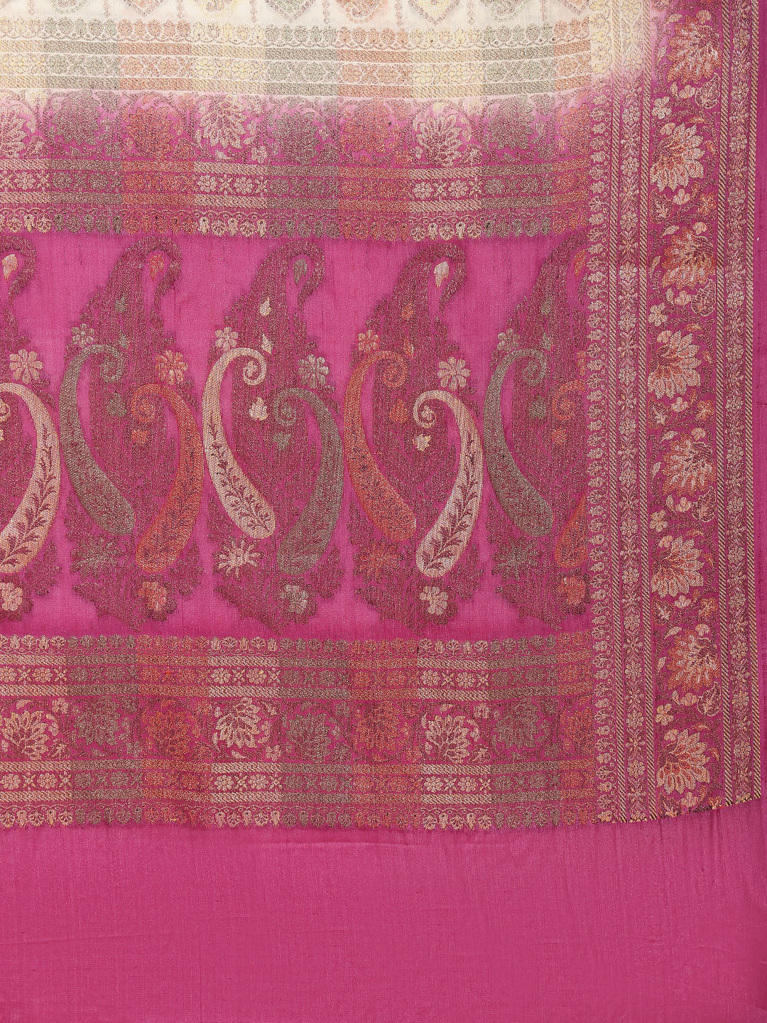 Zari Jaal Woven Tussar Saree