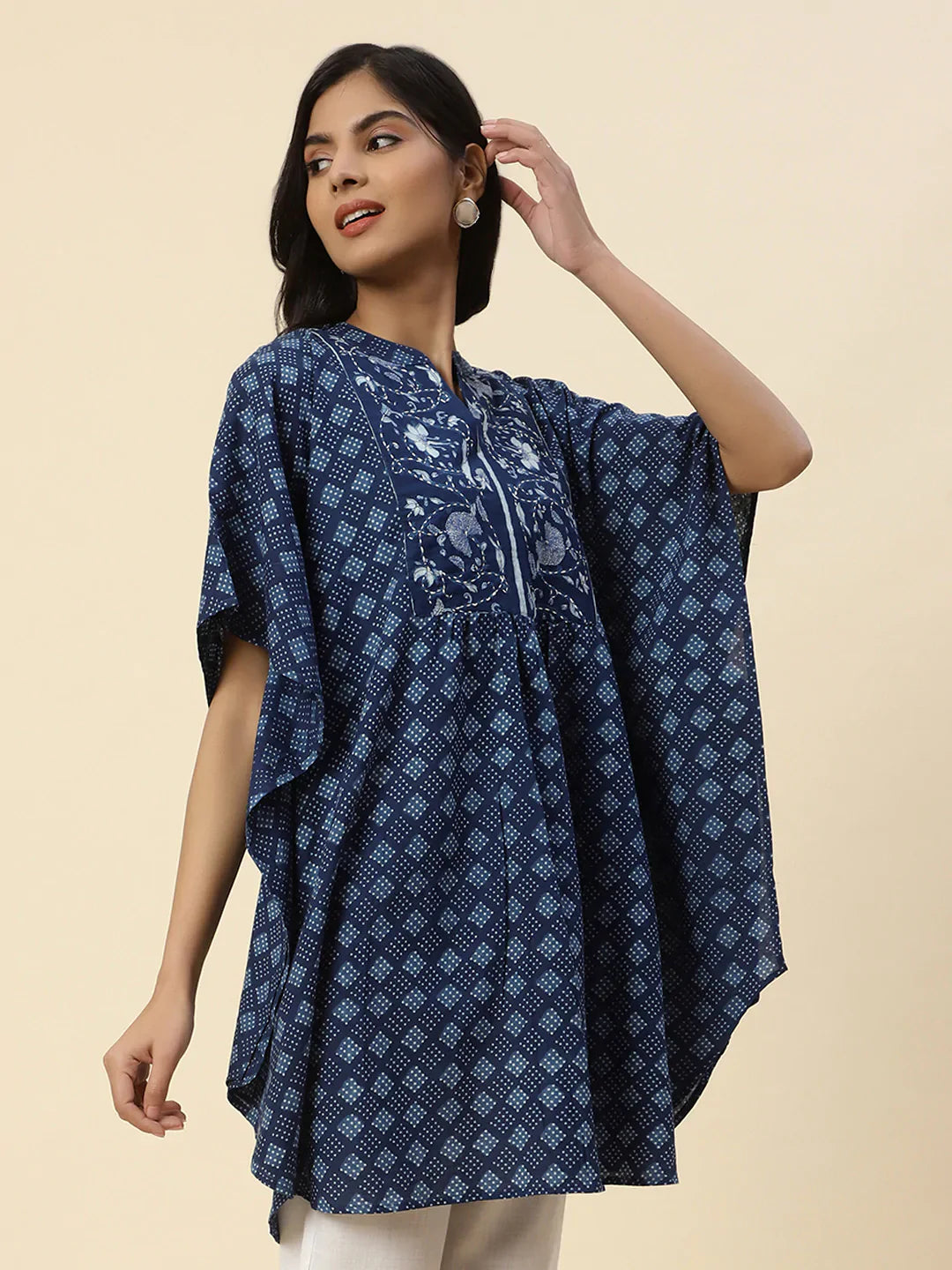 Printed Cotton Kaftan Kurti