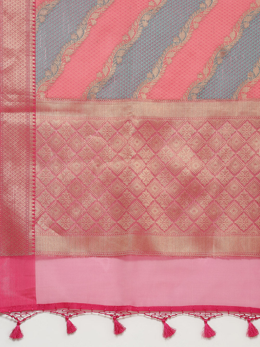 Resham Jaal Woven Cotton Saree