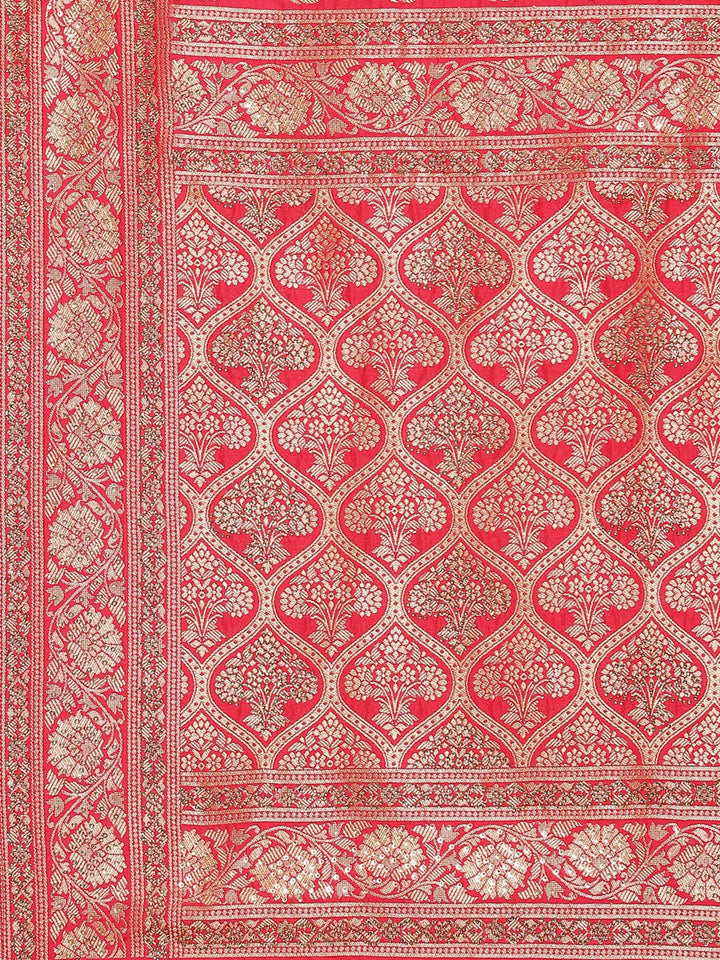 Paisley Embroidered Handloom Saree