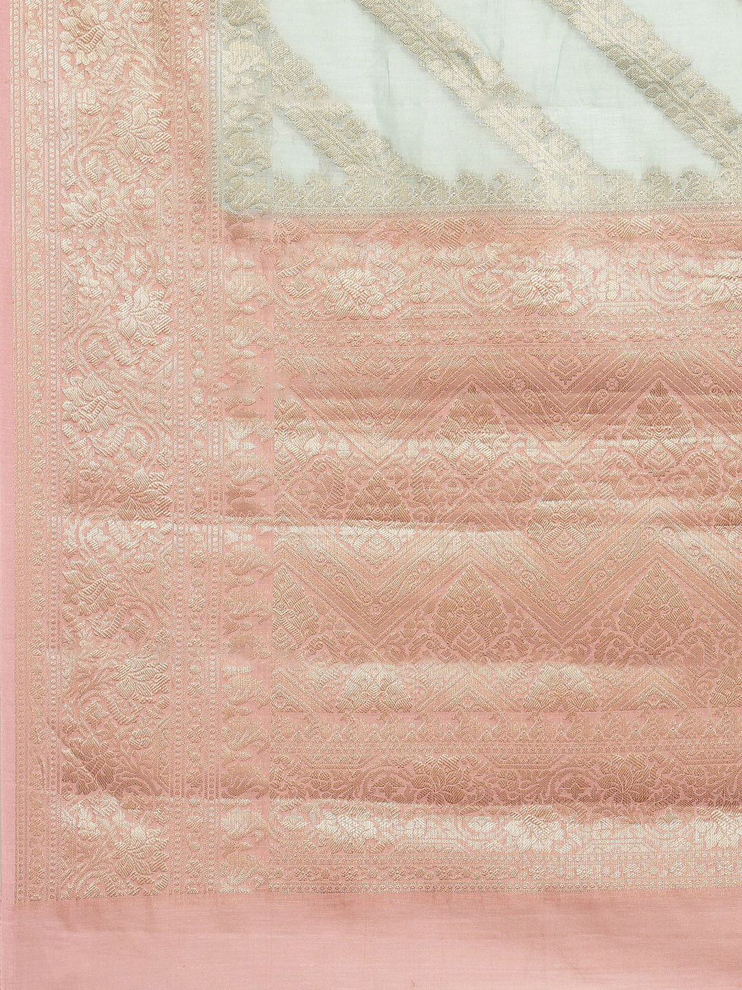 Zari Jaal Cotton Woven Saree