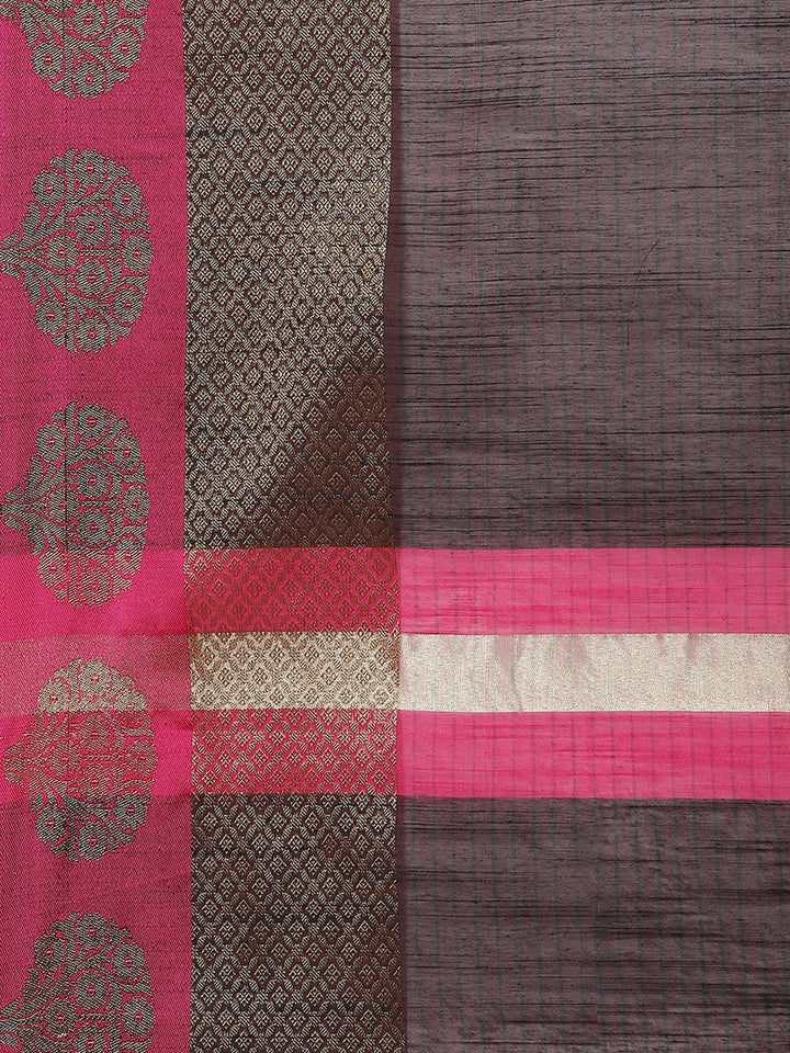 Zari Border Cotton Woven Saree