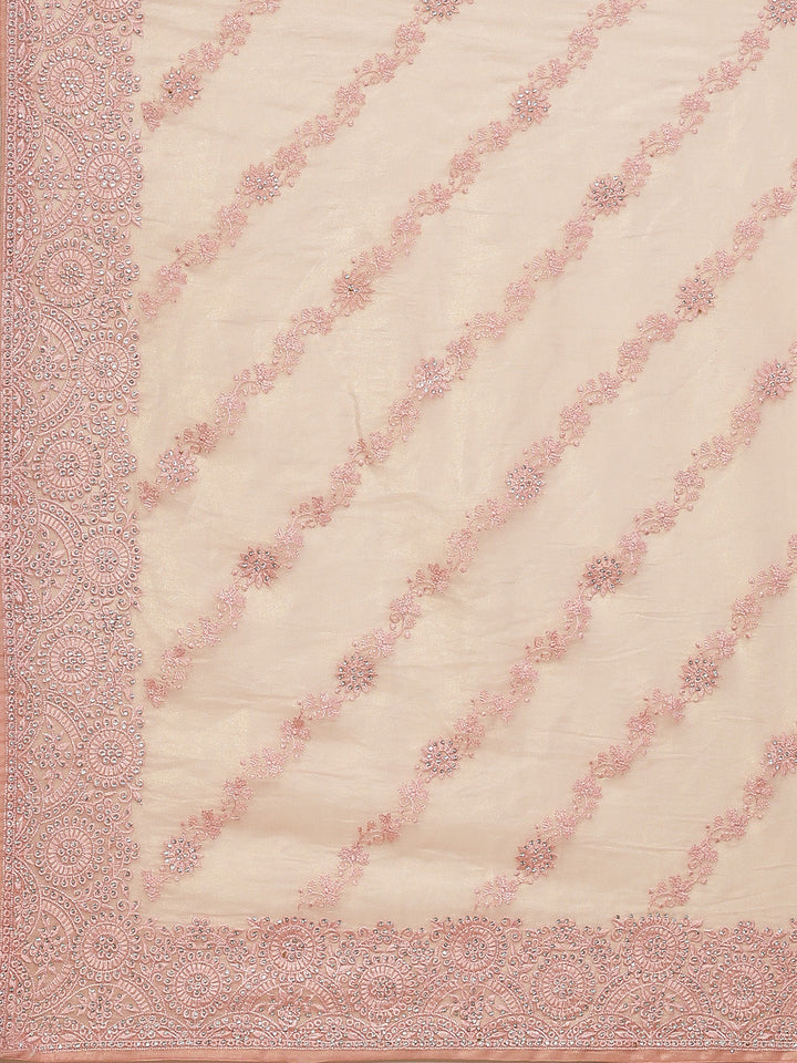 Stone Embroidered Banarasi Saree