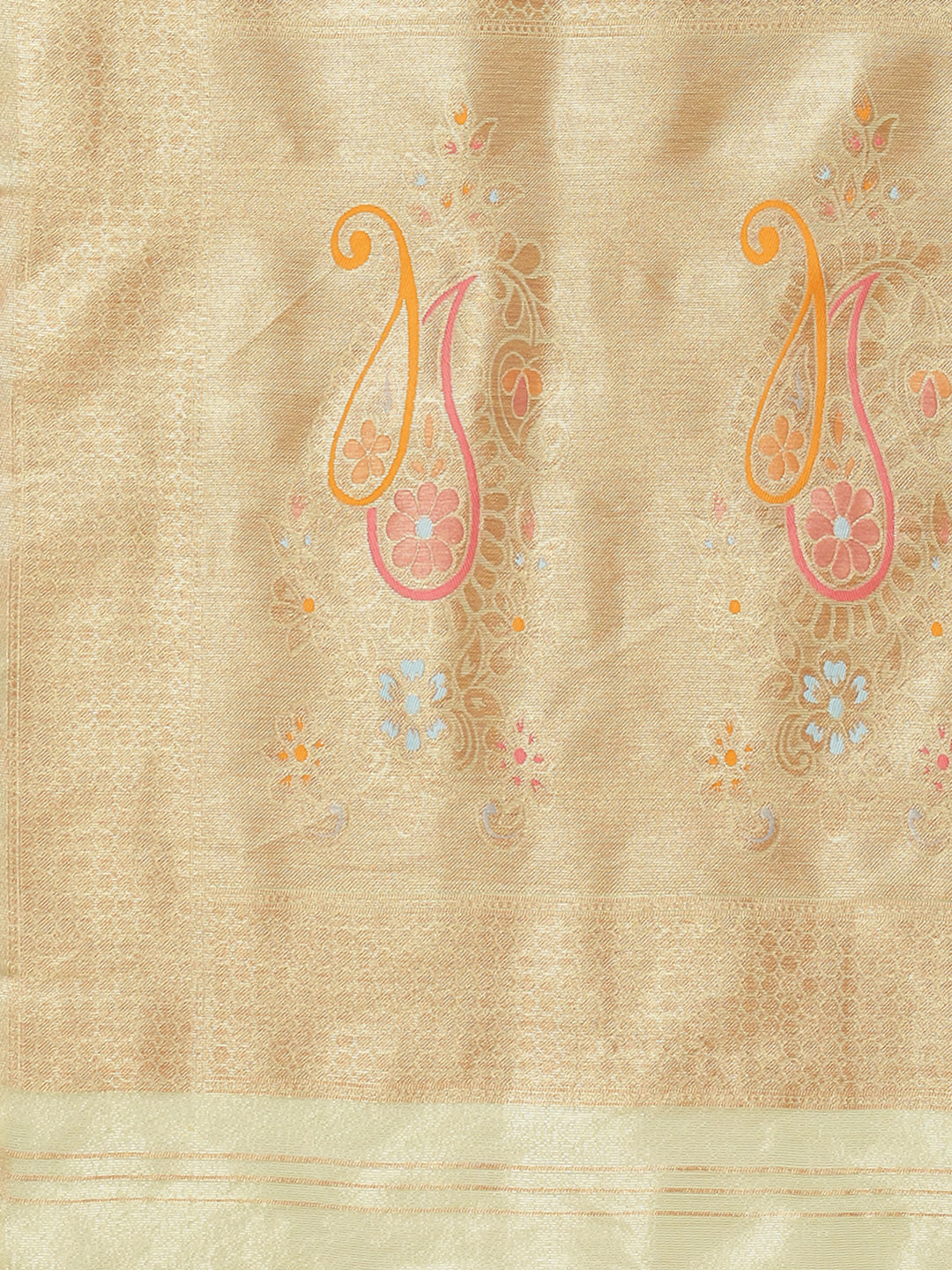 Zari Jaal Woven Cotton Saree