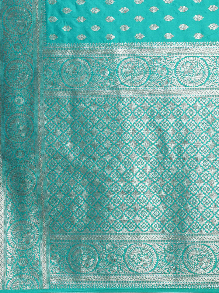 Zari Booti Woven Art Silk Banarsi Saree
