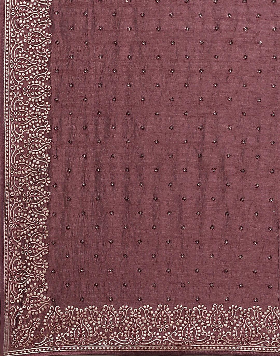Dupion Silk Embroidery Saree