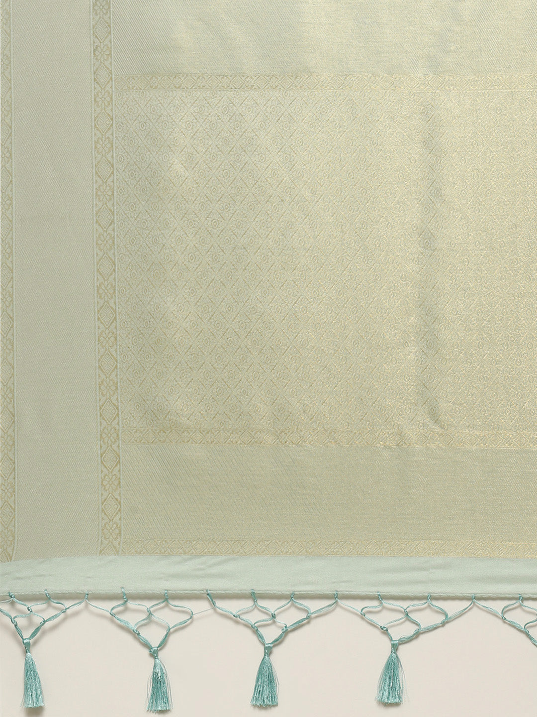 Plain Zari Border Art Handloom Woven Saree