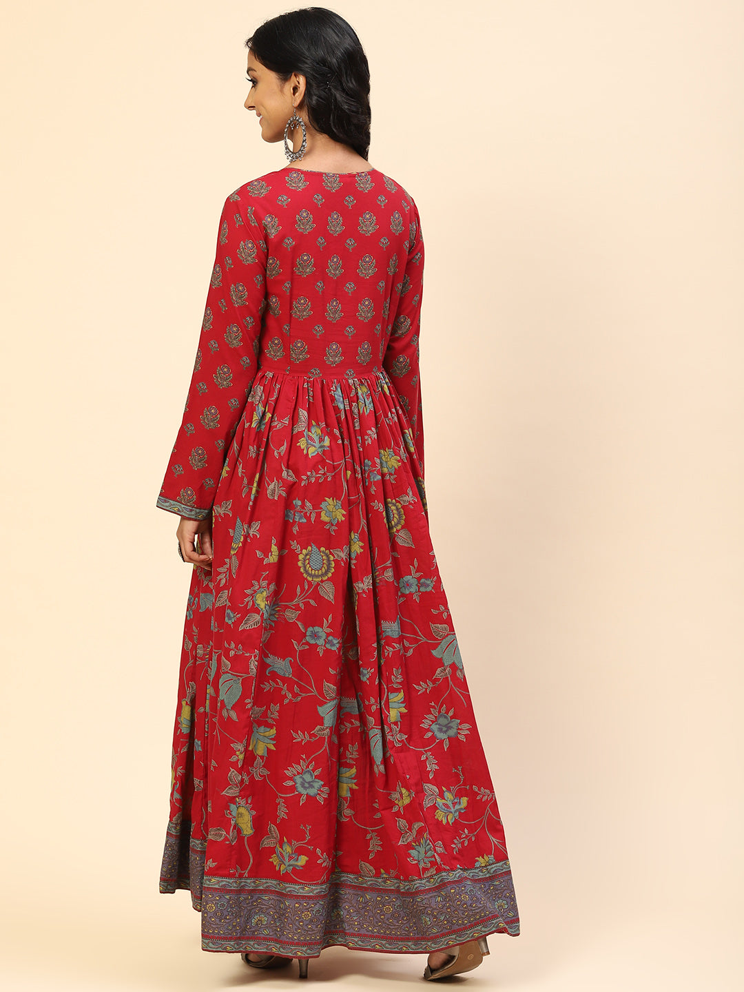 Printed Cotton Anarkali Kurta