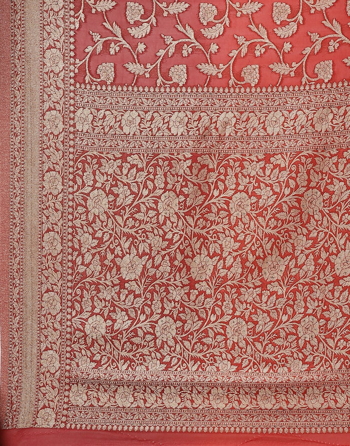 Zai Jaal Art Chiffon Saree