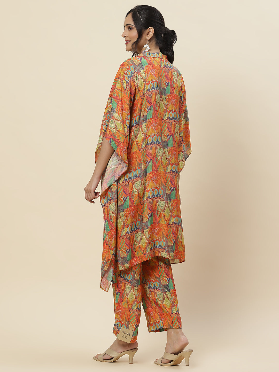 Printed Muslin Kurta With Pants
