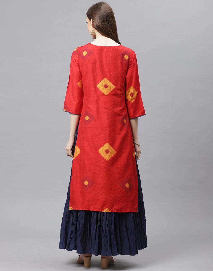 Double Layered Cotton Kurti