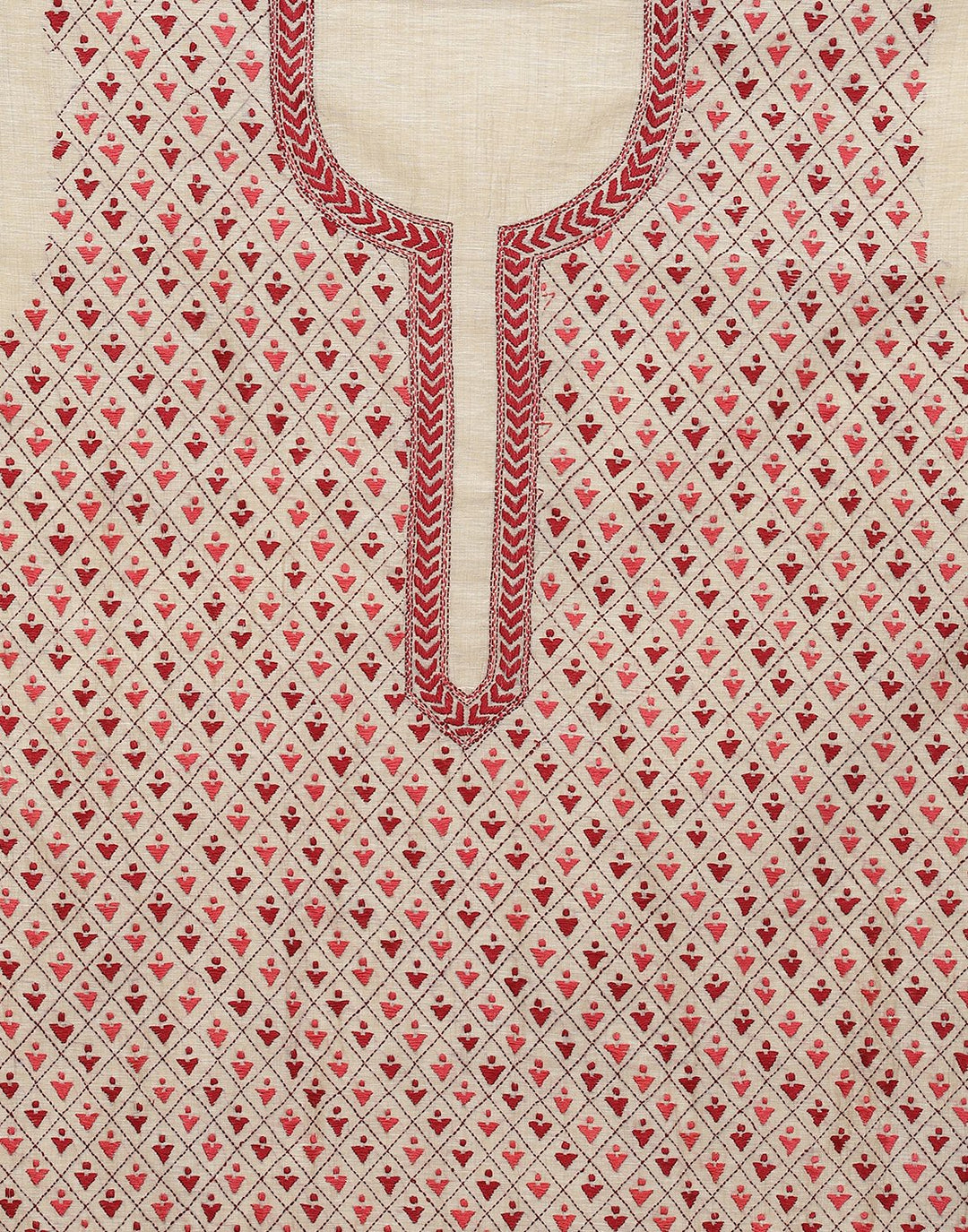 Chanderi Embroidered Suit Piece