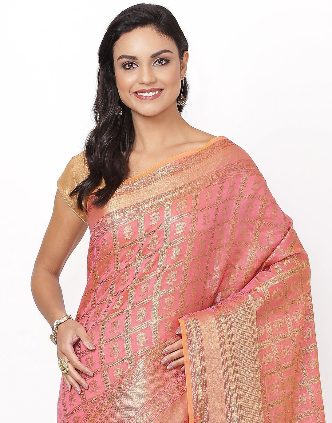 MBZ Meena Bazaar-Cotton Woven Saree