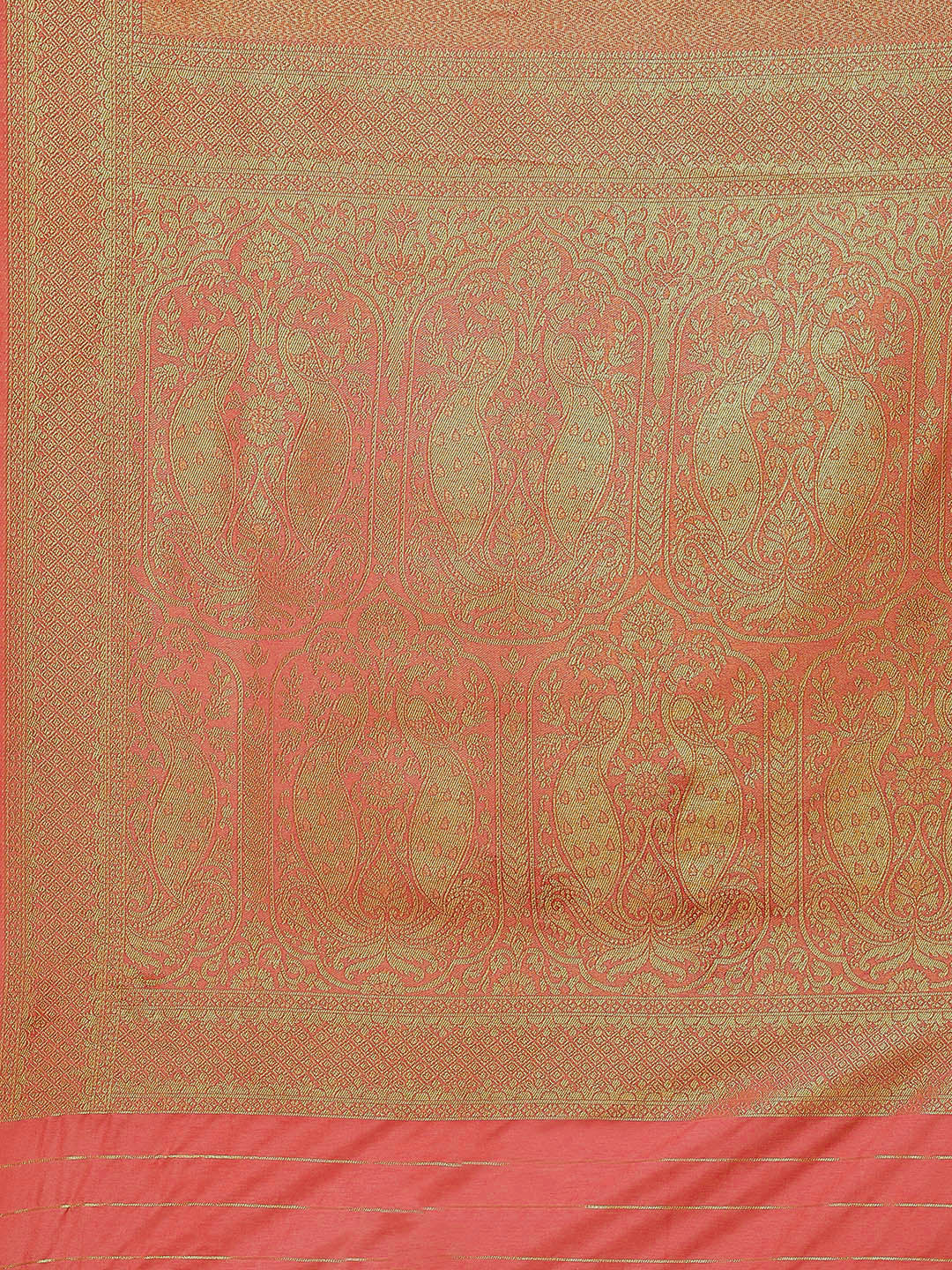 Zari Jaal Handloom Woven Saree