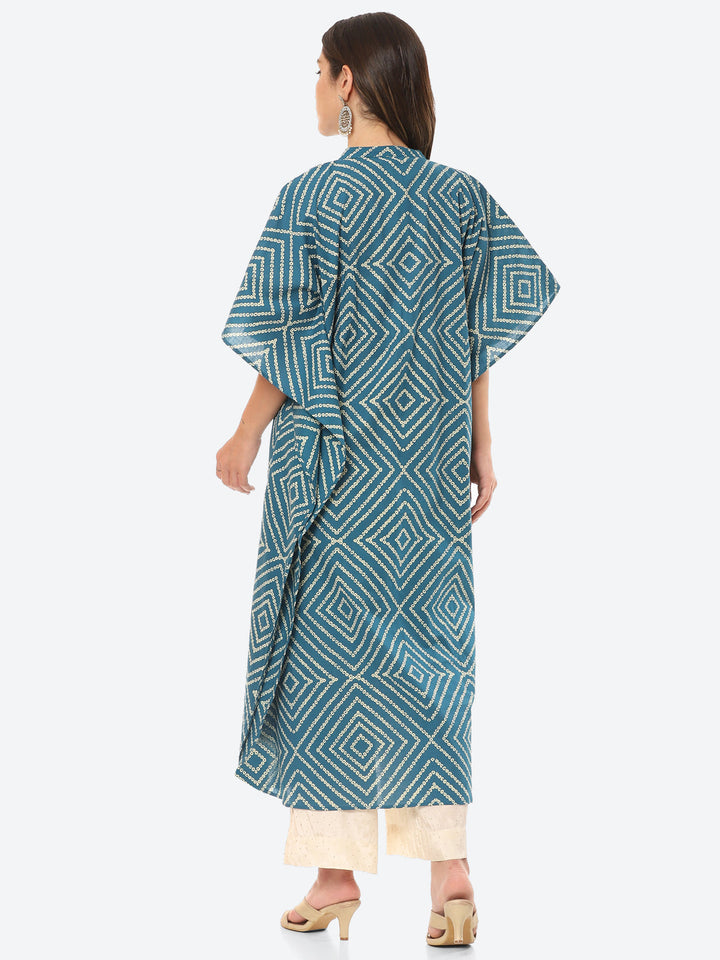 Printed Cotton Kaftan Kurta