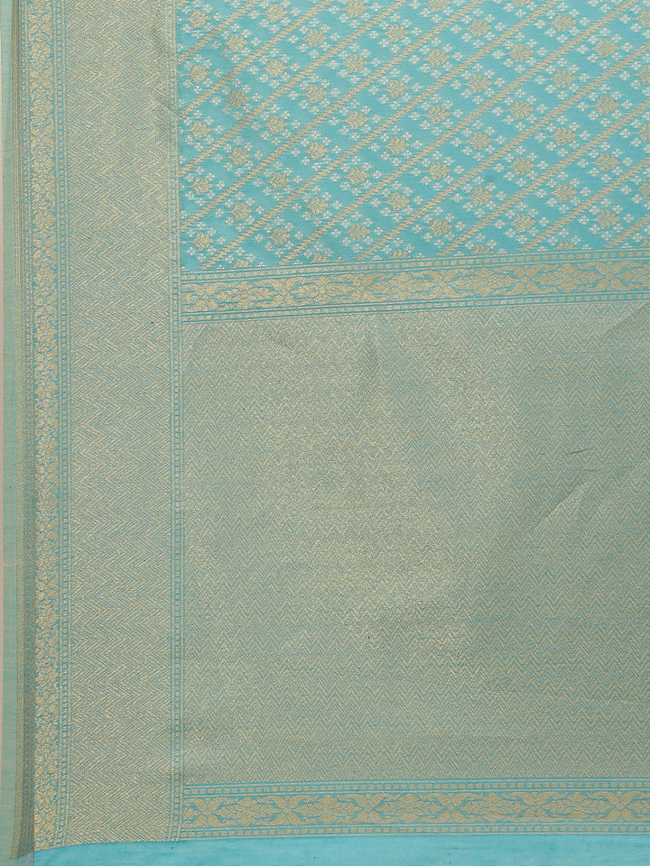 Zari Jaal Cotton Woven Saree