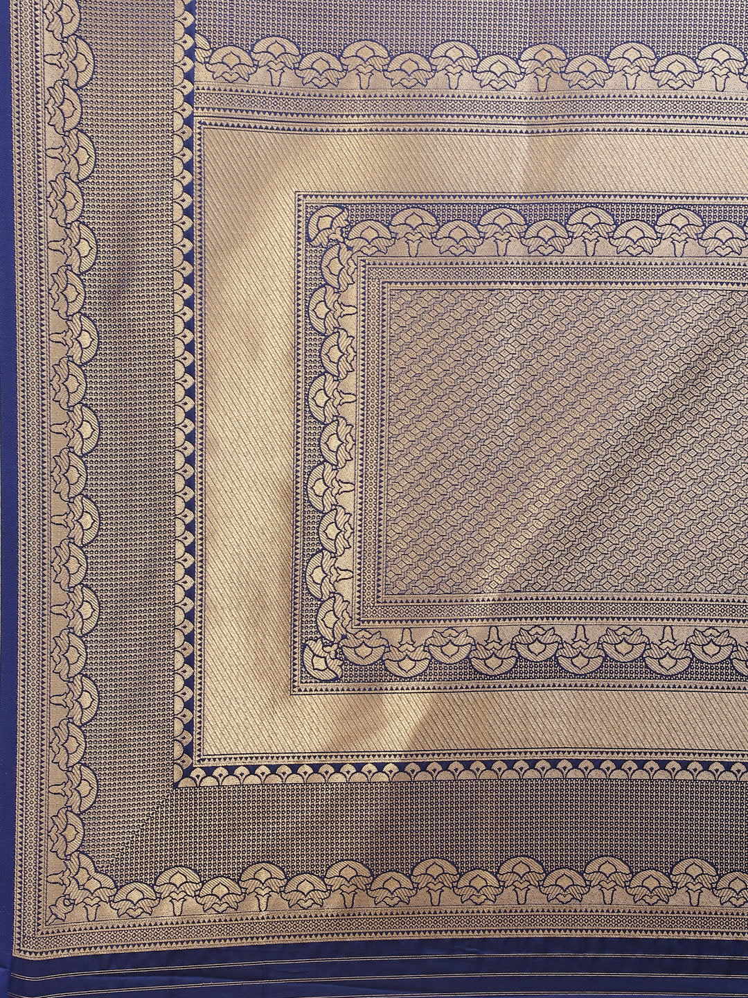 Zari Jaal Banarasi Woven Saree