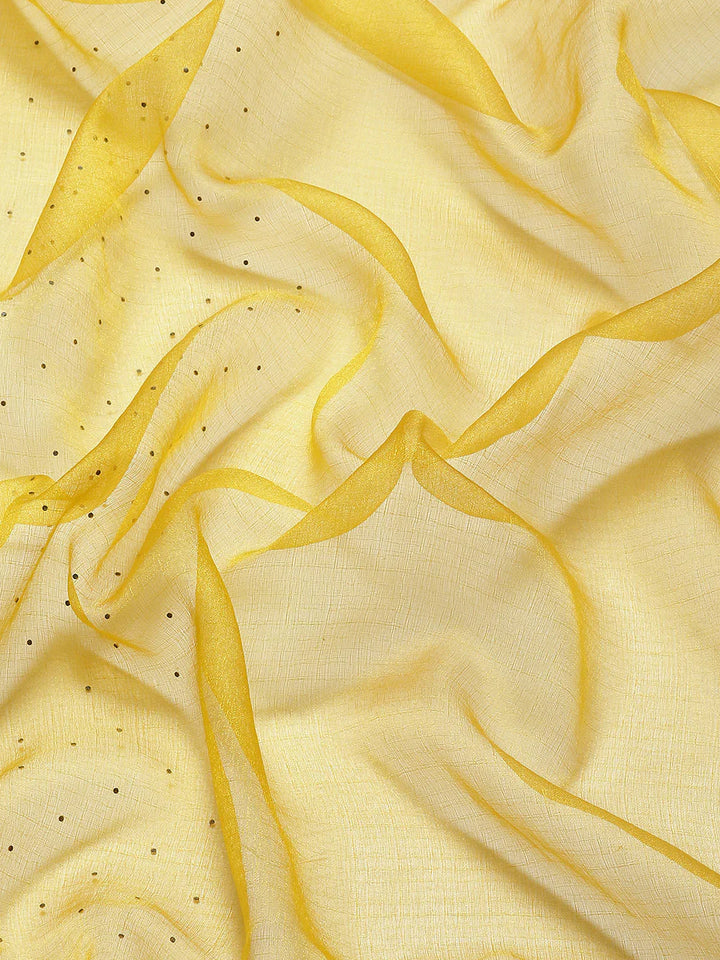 Stone Work Organza Plain Saree