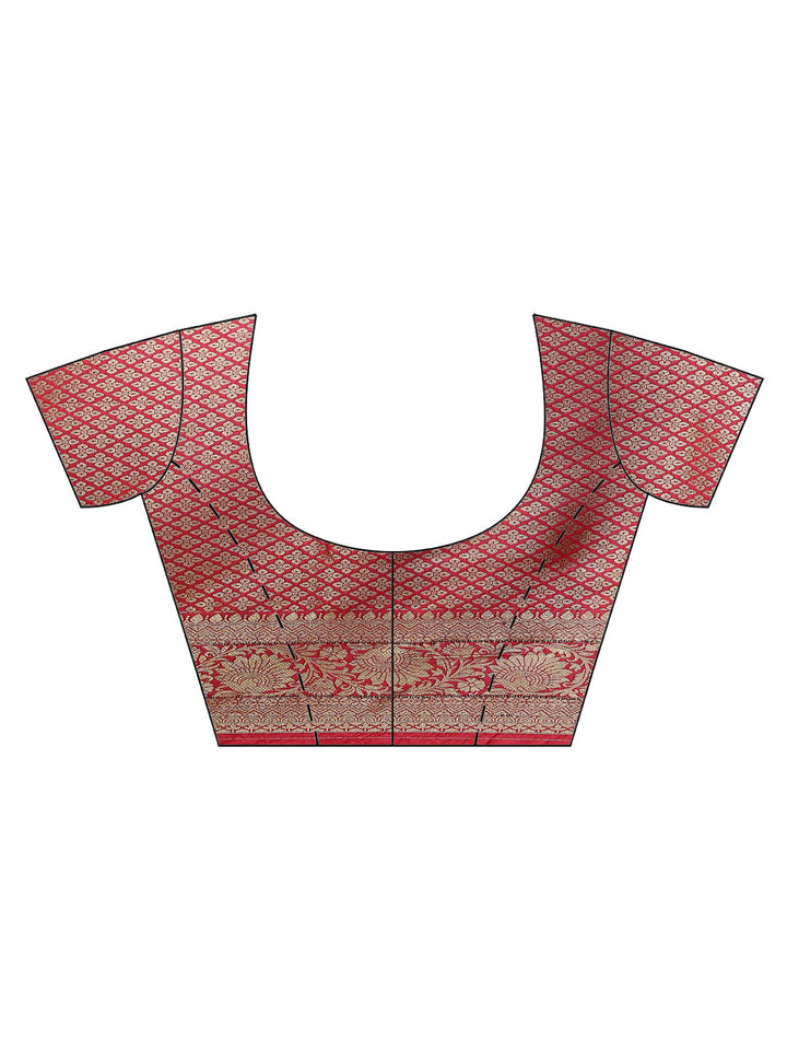 Stone Jaal Banarasi Woven Saree