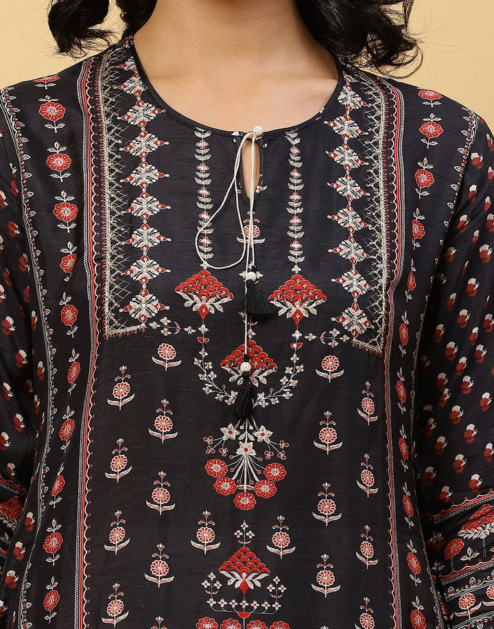 Printed Cotton Muslin Kurti