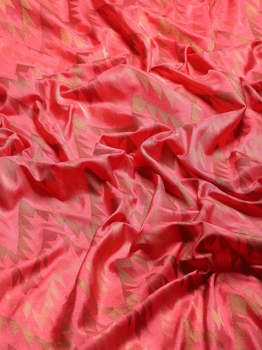 Leheriya Pattern Woven Handloom Saree