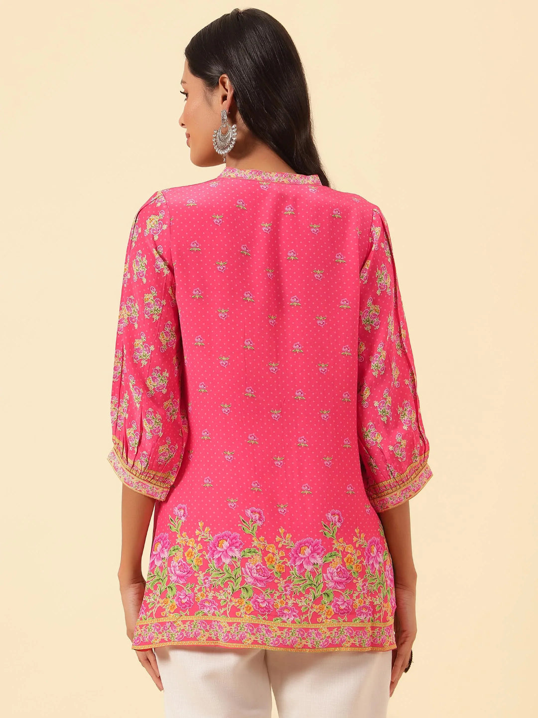 Digital Printed Crepe Kurti