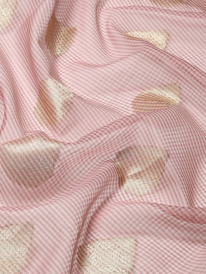 Zari Booti Woven Cotton Saree