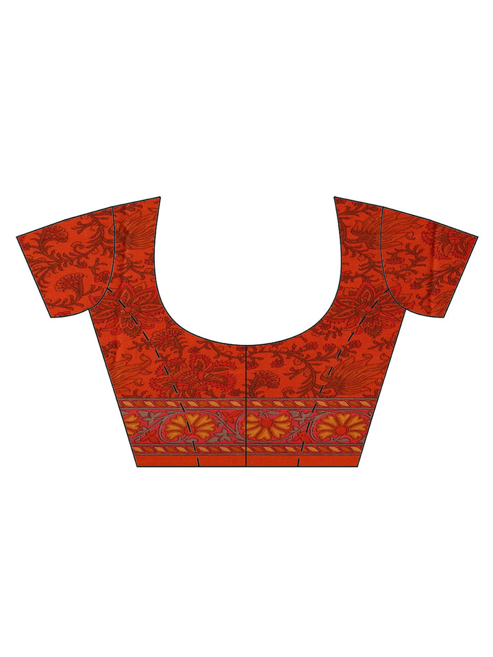 Digital Printed Crepe Saree