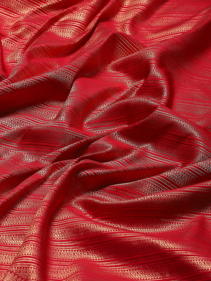 Zari Jaal Woven Handloom Saree