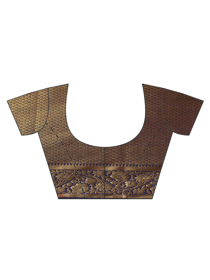 Zari Border Booti Handloom Woven Saree