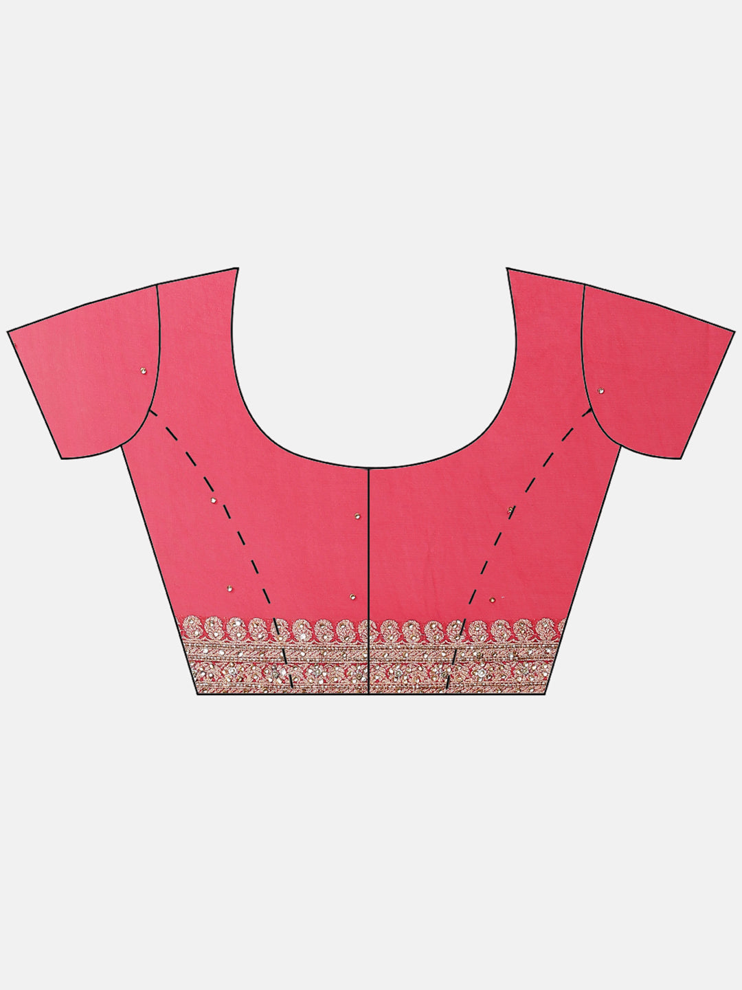 Stone Booti Banarsi Embroided Saree