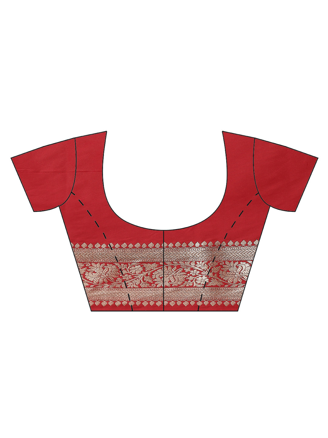 Zari Jaal Banarasi Woven Saree