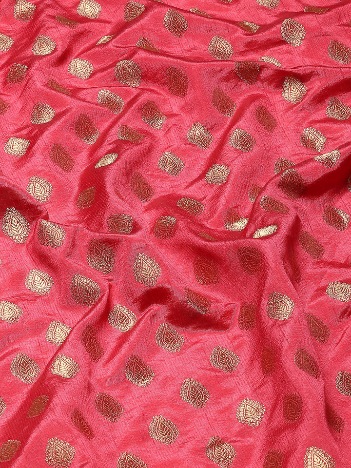 Zari Border Booti Handloom Woven Saree