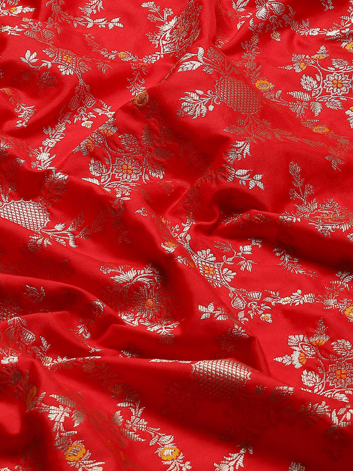 Zari Jaal Woven Art Silk Banarsi Saree